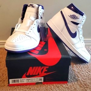 Retro 1 court purple